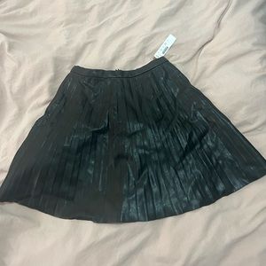 NWT JCrew Leather Mini Skirt